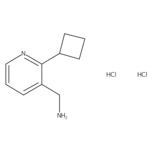 1-(2-Cyclobutylpyridin-3-yl)methanamine dihydrochloride Structure