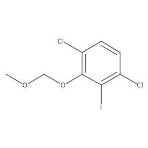 1,4-Dichloro-2-iodo-3-(methoxymethoxy)benzene结构式