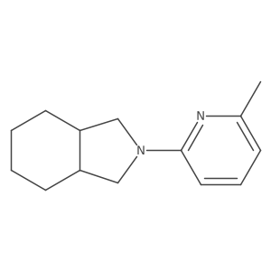 2-(6-methylpyridin-2-yl)-octahydro-1H-isoindole Structure