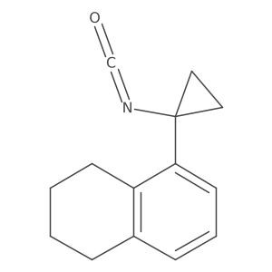 5-(1-Isocyanatocyclopropyl)-1,2,3,4-tetrahydronaphthalene Structure