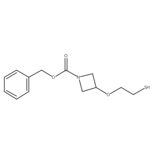 Benzyl 3-(2-sulfanylethoxy)azetidine-1-carboxylate Structure
