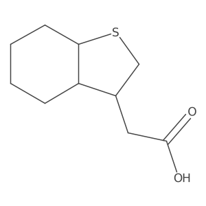 2-(Octahydro-1-benzothiophen-3-yl)acetic acid结构式