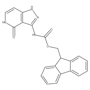(9H-fluoren-9-yl)methyl N-{4-hydroxy-1H-pyrazolo[4,3-c]pyridin-3-yl}carbamate结构式