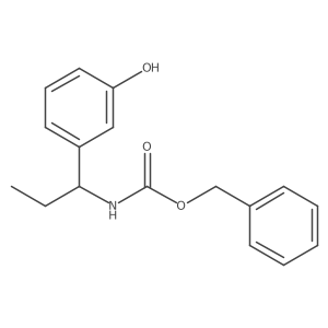 benzyl N-[1-(3-hydroxyphenyl)propyl]carbamate Structure