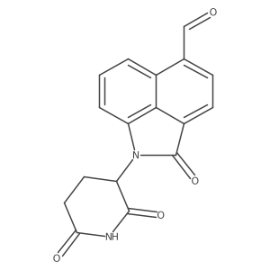 1-(2,6-Dioxopiperidin-3-yl)-2-oxo-1,2-dihydrobenzo[cd]indole-5-carbaldehyde Structure