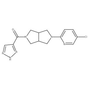 5-chloro-2-[5-(2H-1,2,3-triazole-4-carbonyl)-octahydropyrrolo[3,4-c]pyrrol-2-yl]pyridine结构式