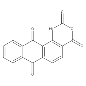 2H-anthra[1,2-d][1,3]oxazine-2,4,7,12(1H)-tetrone结构式