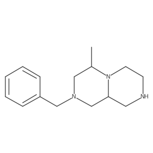 rel-(4R,9AS)-2-benzyl-4-methyloctahydro-2H-pyrazino[1,2-a]pyrazine Structure