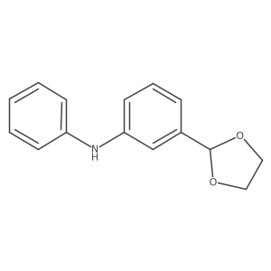 3-(1,3-Dioxolan-2-yl)-N-phenylaniline结构式