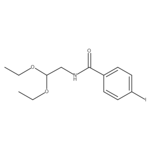 N-(2,2-diethoxyethyl)-4-iodobenzamide Structure