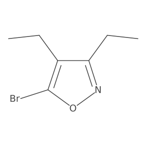 5-Bromo-3,4-diethylisoxazole结构式