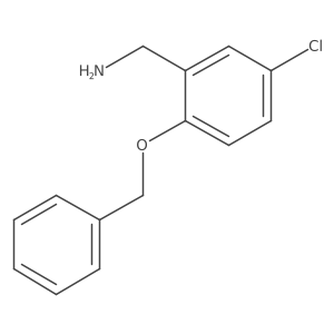 5-Chloro-2-benzyloxybenzylamine结构式