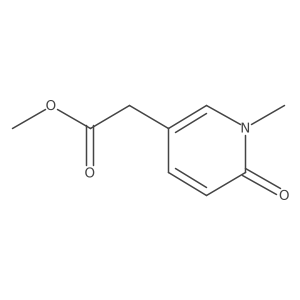 Methyl 2-(1-methyl-6-oxo-1,6-dihydropyridin-3-yl)acetate Structure