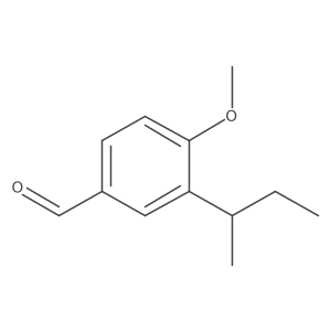 3-(Sec-butyl)-4-methoxybenzaldehyde结构式