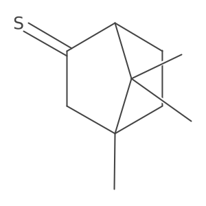 4,7,7-Trimethylbicyclo[2.2.1]heptane-2-thione Structure