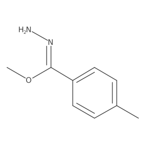 Benzenecarbohydrazonic acid, 4-methyl-, methyl ester Structure