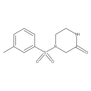 4-(M-tolylsulfonyl)piperazin-2-one结构式
