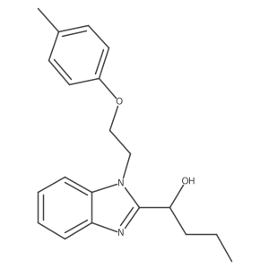 1-{1-[2-(4-methylphenoxy)ethyl]-1H-1,3-benzodiazol-2-yl}butan-1-ol Structure