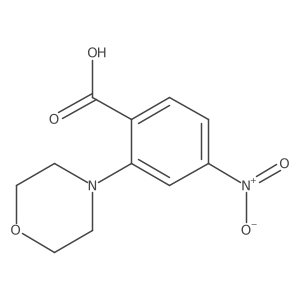 2-Morpholino-4-nitrobenzoic acid结构式