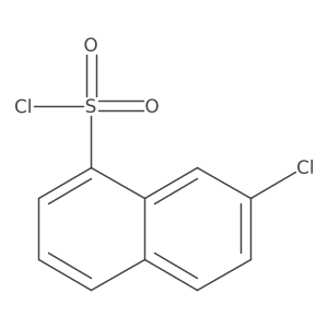 7-Chloronaphthalene-1-sulfonyl chloride结构式
