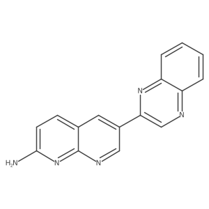 6-(Quinoxalin-2-YL)-1,8-naphthyridin-2-amine结构式