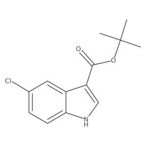 tert-butyl 5-chloro-1H-indole-3-carboxylate Structure
