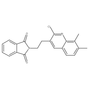 2-[2-(2-chloro-7,8-dimethylquinolin-3-yl)ethyl]-1H-isoindole-1,3(2H)-dione Structure