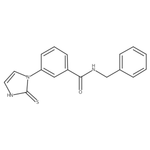 N-benzyl-3-(2-sulfanyl-1H-imidazol-1-yl)benzamide Structure