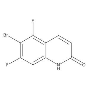 6-Bromo-5,7-difluoroquinolin-2(1H)-one Structure