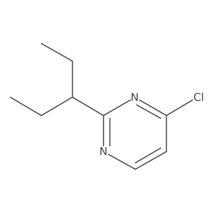 4-Chloro-2-(pentan-3-yl)pyrimidine结构式