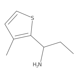 1-(3-Methylthiophen-2-yl)propan-1-amine结构式