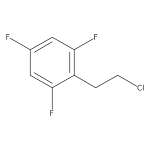 2-(2-Chloroethyl)-1,3,5-trifluorobenzene Structure