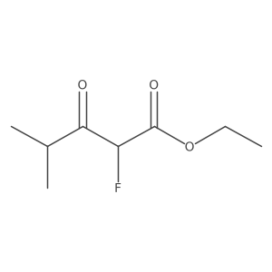 Ethyl 2-fluoro-4-methyl-3-oxopentanoate Structure