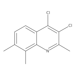 3,4-Dichloro-2,7,8-trimethylquinoline结构式