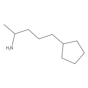 5-Cyclopentylpentan-2-amine Structure