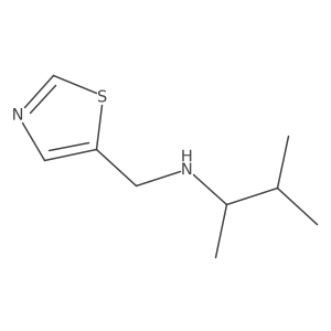 (3-Methylbutan-2-yl)(1,3-thiazol-5-ylmethyl)amine结构式