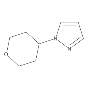 1-(tetrahydro-2H-pyran-4-yl)-1H-pyrazole结构式