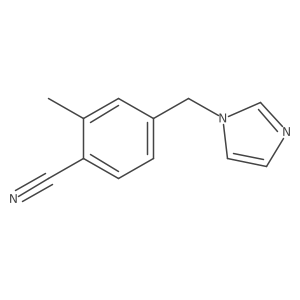 4-((1H-imidazol-1-yl)methyl)-2-methylbenzonitrile Structure