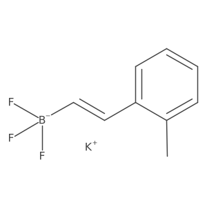 Potassium (E)-trifluoro(2-methylstyryl)borate Structure