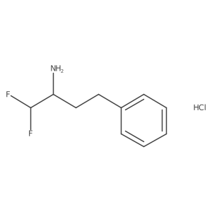 1,1-Difluoro-4-phenylbutan-2-amine hydrochloride Structure
