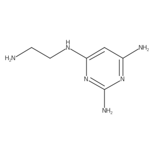 4-N-(2-Aminoethyl)pyrimidine-2,4,6-triamine Structure