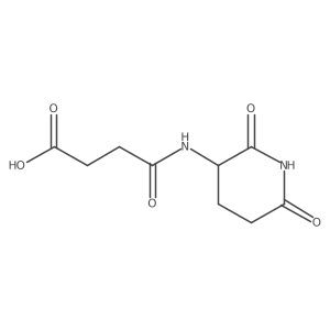 3-[(2,6-Dioxopiperidin-3-YL)carbamoyl]propanoic acid结构式