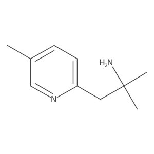 2-Methyl-1-(5-methylpyridin-2-yl)propan-2-amine Structure
