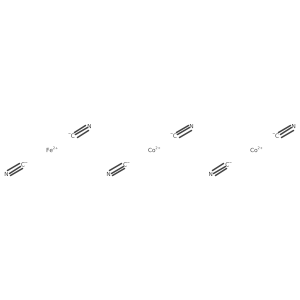 Cobalt ferrocyanide Structure