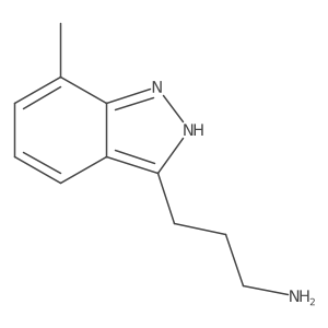 3-(7-Methyl-1H-indazol-3-yl)propan-1-amine Structure
