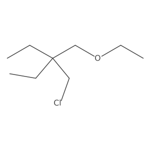 2-(Chloromethyl)-1-ethoxy-2-ethylbutane结构式