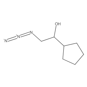(1R)-2-azido-1-cyclopentylethan-1-ol Structure
