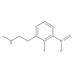 [2-(2-Fluoro-3-nitrophenyl)ethyl](methyl)amine Structure