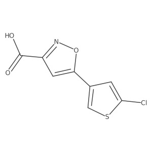 5-(5-Chlorothiophen-3-yl)-1,2-oxazole-3-carboxylic acid Structure