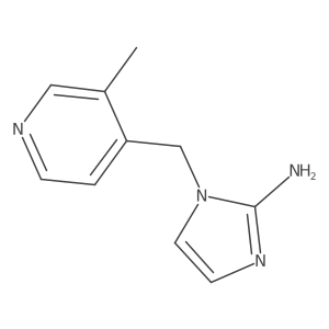 1-[(3-Methylpyridin-4-yl)methyl]-1H-imidazol-2-amine结构式